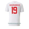 Camiseta de fútbol Suiza Mario Gavranovic 19 Segunda Equipación Mundial 2022 - Hombre